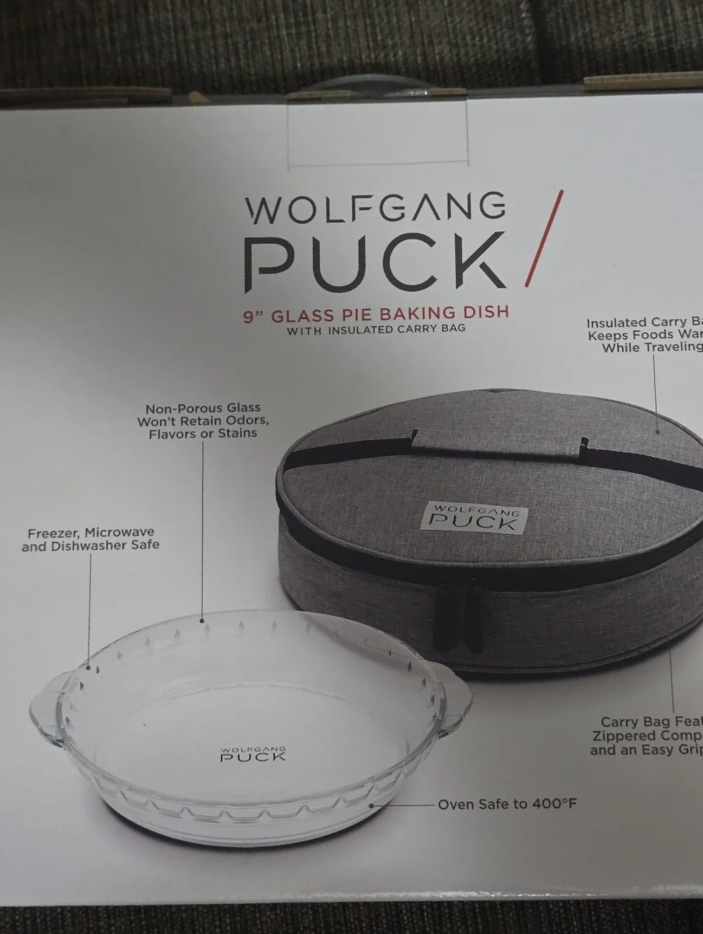Wolfgang Puck Glass Pie Baking Dish